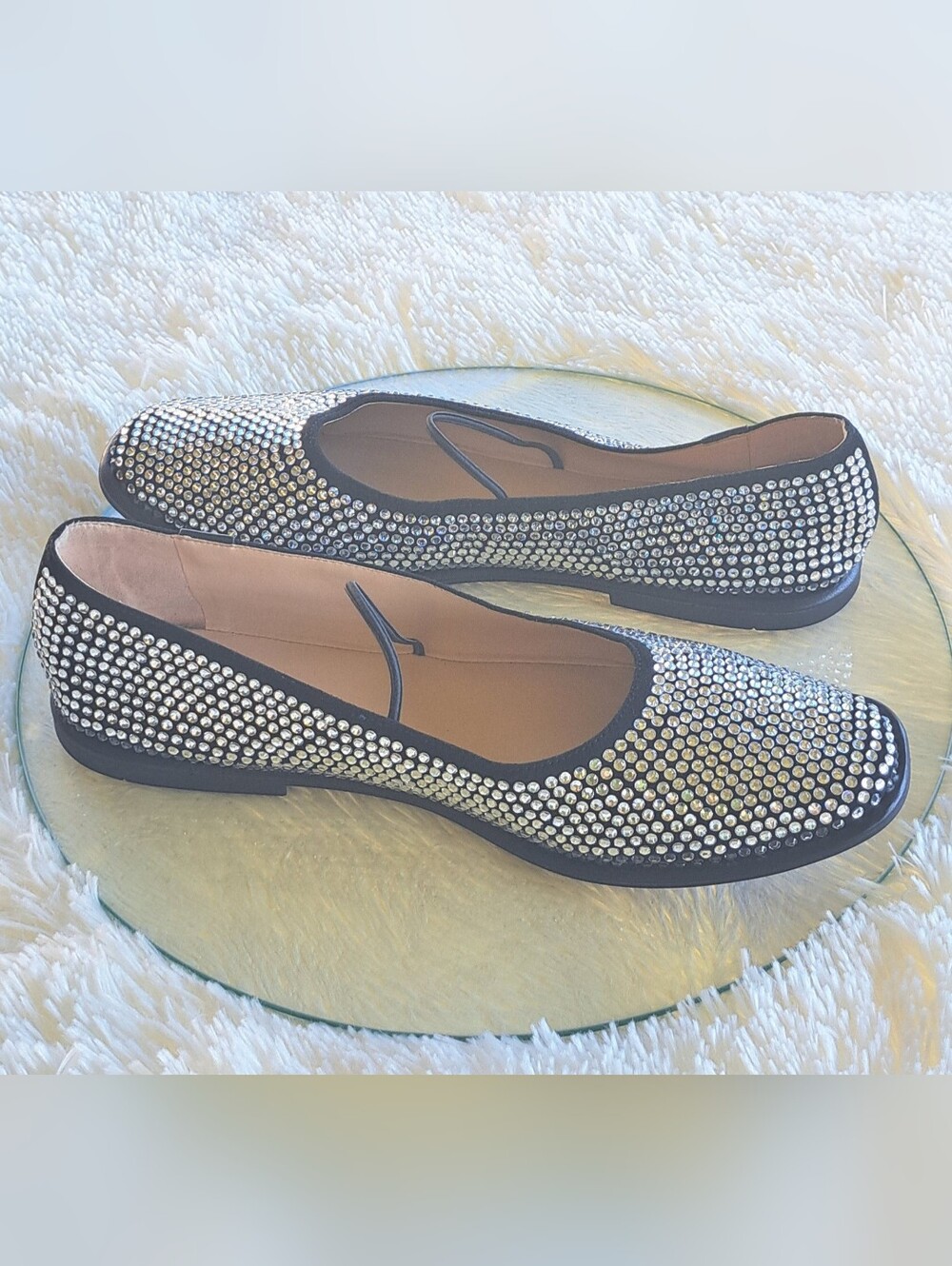 COACH Emilia Crystal Mary Jane Flats - Size 10 - Picture 6 of 10